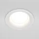 Spot fix incastrat Maytoni Slim, 1xGU10 max. 10W, alb, rotund, IP20