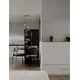 Pendul LED Nova Luce Voi, 24W, 3000K, auriu, fumuriu, dimabil Triac