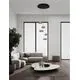 Pendul LED Nova Luce Jailyn, 40W, 3000K, negru, dimabil Triac