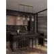 Pendul Nova Luce Maho, 4xE27, auriu