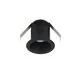 Spot fix LED Nova Luce Ado, 3W, 3000K, D40 mm, negru, incastrat