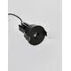 Spot mobil LED Nova Luce Hollow, 7W, 3000K, D60 mm, negru, incastrat