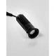 Spot fix LED Nova Luce Duran, 10W, 3000K, D35, negru, incastrat