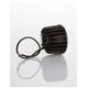 Sursa spot LED Nova Luce Oblivion, 10W, 3000K, negru, IP44