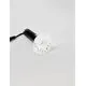 Spot fix LED Nova Luce Baculus, 5W, 3000K, D60, alb, incastrat