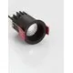 Spot fix LED Nova Luce Feller, 10W, 3000K, D54 mm, negru, incastrat