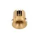 Spot fix LED Nova Luce Sanco, 10W, 3000K, 712 lm, D60 mm, auriu, incastrat