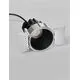 Spot fix LED Nova Luce Talus, 10W, 3000K, D55 mm, negru, incastrat, IP44, 9030656