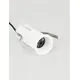 Spot fix LED Nova Luce Doue Compact, 8W, 3000K, D38 mm, alb, incastrat