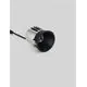 Spot fix LED Nova Luce Sanco, 10W, 4000K, D60 mm, negru, incastrat