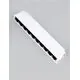 Spot fix LED Nova Luce Stealth, 15W, 3000K, L190 mm, alb-negru, incastrat