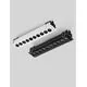 Spot mobil LED Nova Luce Canon, 14W, 3000K, L217 mm, alb, incastrat