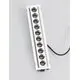 Spot mobil LED Nova Luce Gono, 15W, 3000K, L215 mm, alb, incastrat