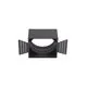 Inel spot fix LED Nova Luce Homer, L74 mm, patrat, negru