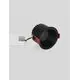 Spot fix LED Nova Luce Helio, 14W, 2700K, D85 mm, negru, incastrat