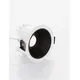 Spot fix LED Nova Luce Brady, 10W, 3000K, D100 mm, negru, incastrat, IP67