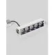 Spot fix LED Nova Luce Area, 10W, 3000K, L147 mm, alb, incastrat
