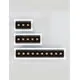 Spot mobil LED Nova Luce Stealth, 5W, 3000K, L73 mm, alb-negru, incastrat