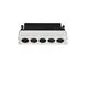 Spot fix LED Nova Luce Canon, 8W, 3000K, L112 mm, alb, incastrat