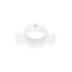 Inel spot fix LED Nova Luce Homer, D74 mm, rotund, alb