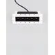 Spot fix LED Nova Luce Stealth, 8W, 3000K, L120 mm, alb-negru, Trimless, incastrat