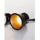 Spot fix LED Nova Luce Luela, 13W, 4000K, D84 mm, negru-auriu, incastrat