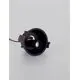 Spot mobil LED Nova Luce Cortis, 5W, 2700K, D92 mm, negru, semi-incastrat