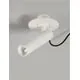 Spot mobil LED Nova Luce Clarity, 7W, 3000K, alb, Trimless, semi-incastrat
