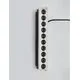 Spot fix LED Nova Luce Gono, 15W, 3000K, L210 mm, alb, incastrat