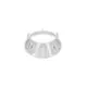 Rama spot mobil LED Nova Luce Homer, rotund, argintiu lucios