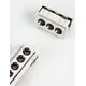 Spot mobil LED Nova Luce Gono, 6W, 3000K, L74 mm, alb, incastrat