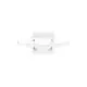 Inel spot fix LED Nova Luce Homer, patrat, alb