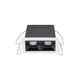 Spot fix LED Nova Luce Akira, 5W, 3000K, L75 mm, alb-negru, incastrat
