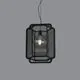 Pendul ACB Corda, 1xE27, D35 cm, negru