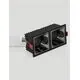 Spot fix LED Nova Luce Helio, 25W, 3000K, L167 mm, negru, incastrat