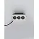 Spot fix LED Nova Luce Gono, 6W, 3000K, L70 mm, alb, incastrat