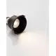 Spot fix Nova Luce Punk, 1xGU10, D81 mm, negru, incastrat