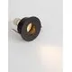 Spot fix Nova Luce Contra, 1xGU10, D89 mm, negru, incastrat