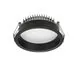 Spot fix LED Nova Luce Fati Micropristamic, 14W, 4000K, D136 mm, negru, incastrat