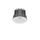 Spot fix LED Nova Luce Lox, 15W, 4000K, D83 mm, alb, incastrat, IP54