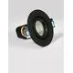 Spot mobil Nova Luce Doherty, 1xGU10, D92.5 mm, negru, incastrat, IP44