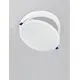 Rama spot fix LED Nova Luce Hermit, alb