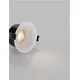 Spot fix Nova Luce Ceid, 1xGU10, D86 mm, alb, incastrat, IP65
