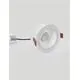 Spot mobil LED Nova Luce Vulcan, 20W, 3000K, D105 mm, alb, incastrat