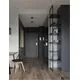 Spot mobil Nova Luce Eiriam, 1xGU10, 100x100x40 mm, negru, incastrat, IP20