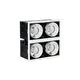 Spot reglabil LED Nova Luce Oblio, 112W, 3000K, 27.68x27.68 cm, unghi 40°, alb, incastrat