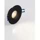 Spot fix Nova Luce Antalya, 1xGU10, D98 mm, negru, incastrat, IP44