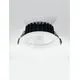 Spot fix LED Nova Luce Spark, 25W, 4000K, D190 mm, alb, incastrat, IP54