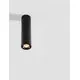 Spot fix LED Nova Luce Luisa, 6W, 3000K, D40 mm, H150 mm, negru