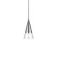 Pendul Ideal Lux Cono, 1xGU10, Hmax 233 cm, D15 cm, nichel